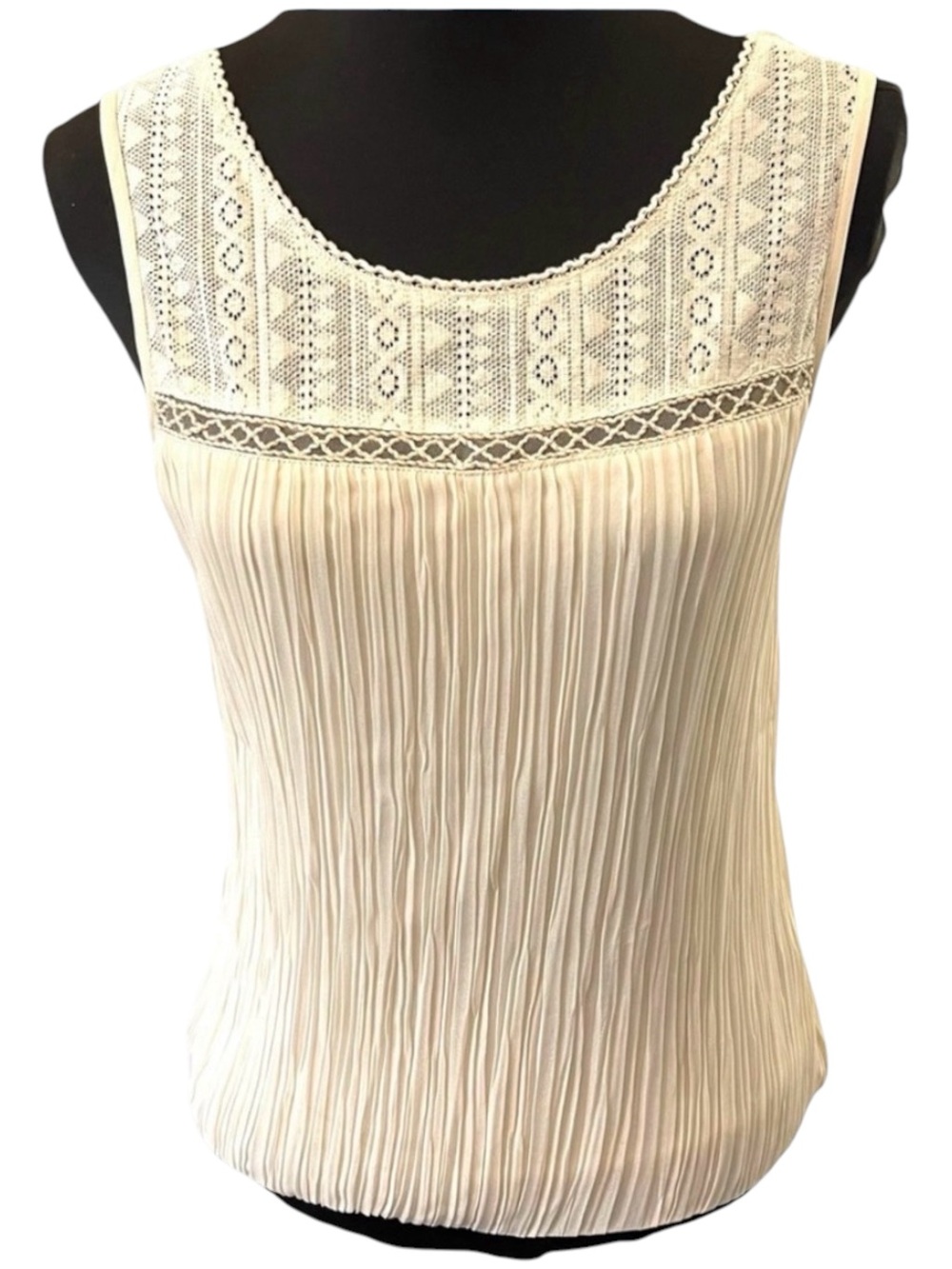 CREAM Brand Off White Angolie Lace Top (EU 34/US XS)